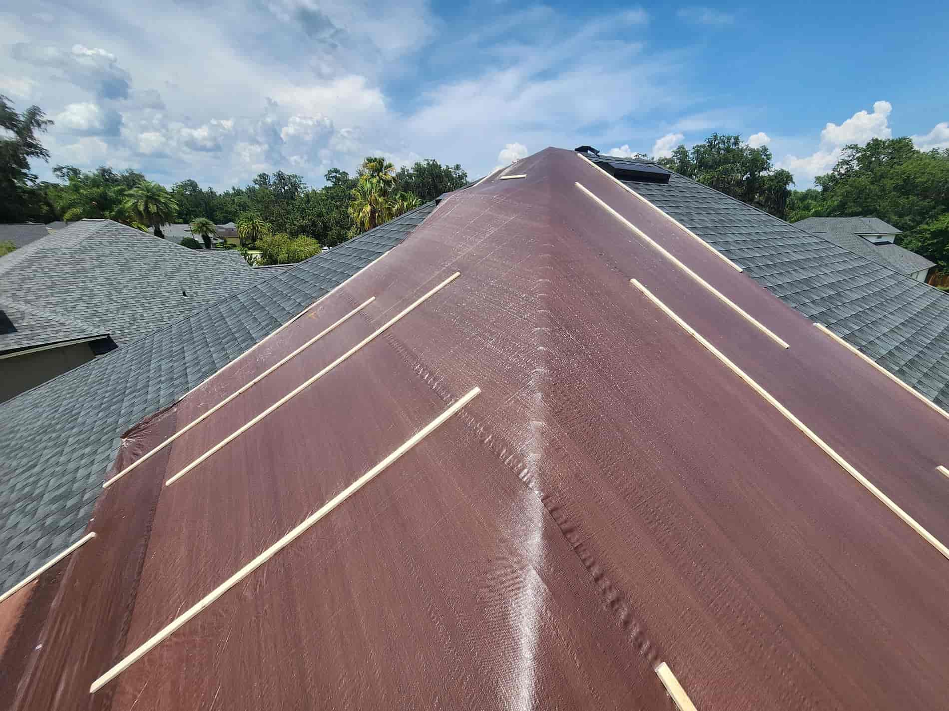 Roof Tarp Installation